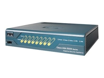 Cisco ASA 5505 Security Appliance - Firewall Edition Bundle - Unlimited Licenses